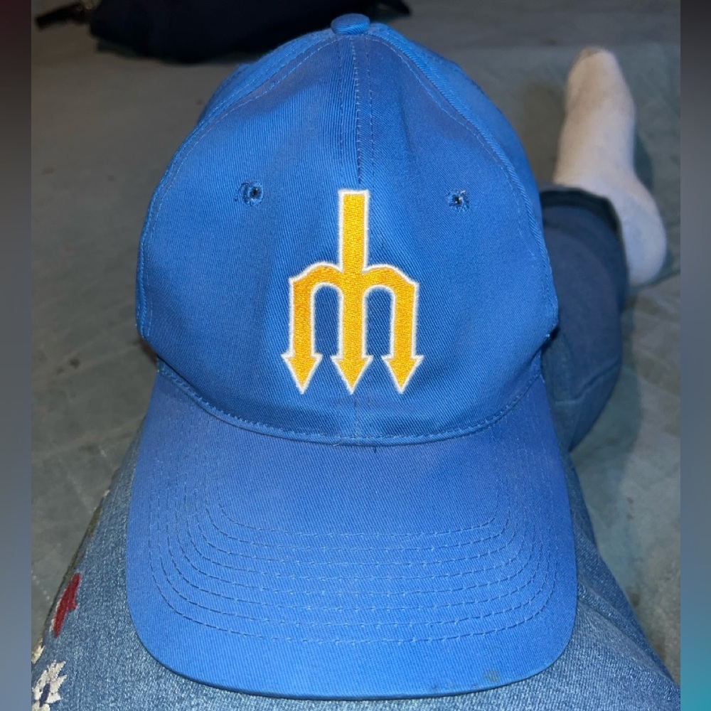Vintage SEATTLE MARINERS Safeco Night 1997 Snapback Hat Cap